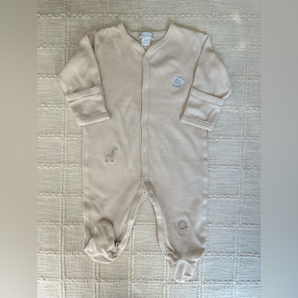 Safari Squad Embroidered Footie kissy kissy